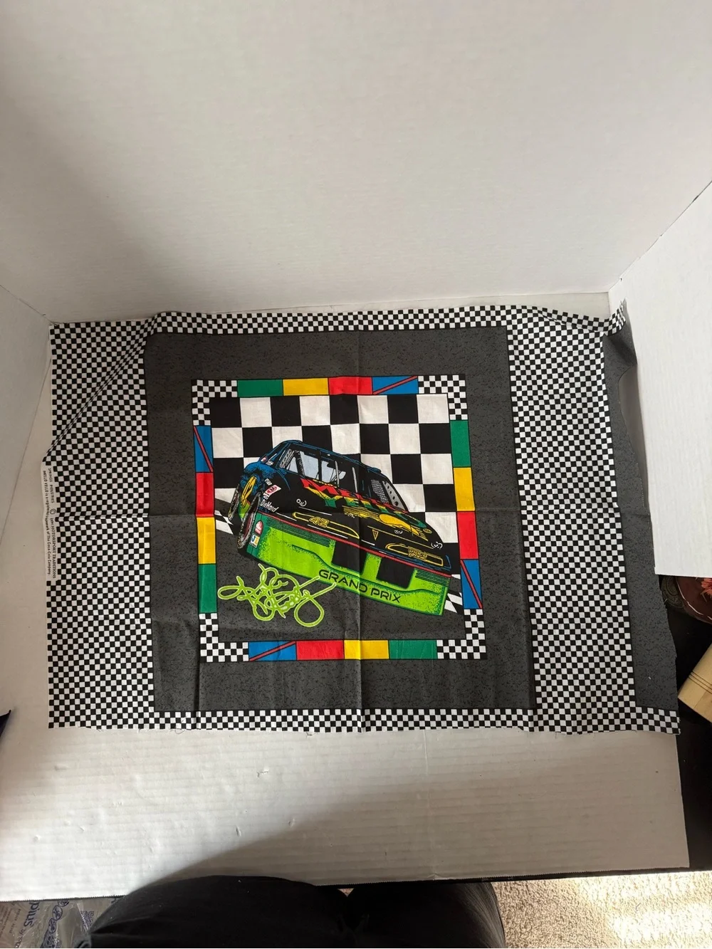 Kyle Petty #42 NASCAR Cotton Fabric Panel 1994